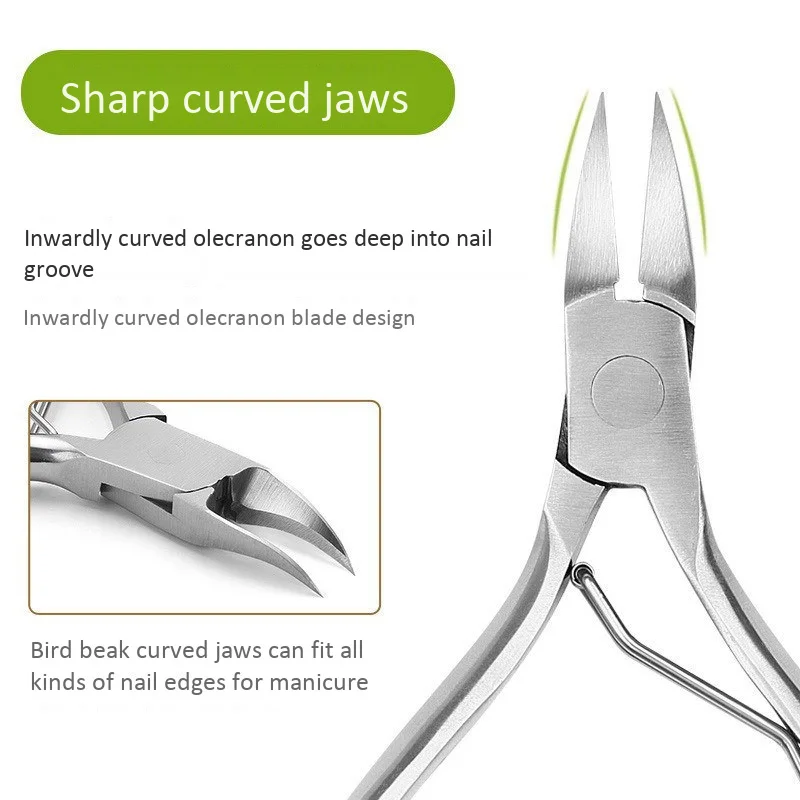 

4 Pcs Toenail Clippers Ingrown Toenail File and Lifters,Toe Nail Clippers for Seniors, Pedicure Toenail Cutters