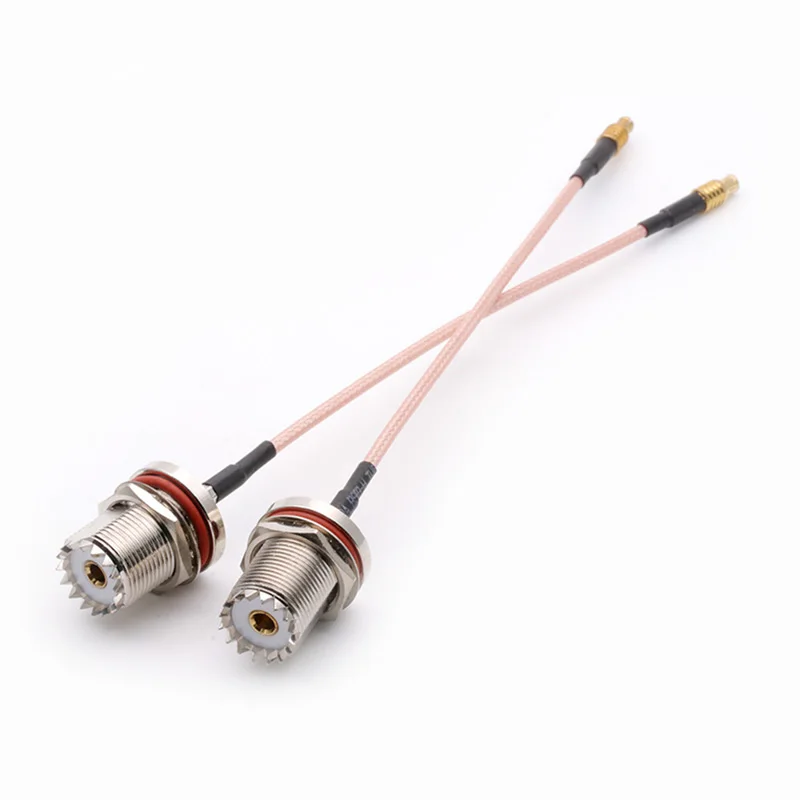 

100PCS UHF Weiblichen mcx Mnnlichen Gerade mit RG316 Zopf Kabel MCX zu UHF SO239 Adapter RF Koaxialkabel Montage