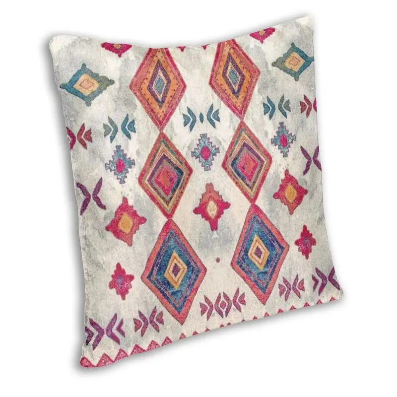 Античный богемный марокканский берберский коврик квадратная подушка чехол