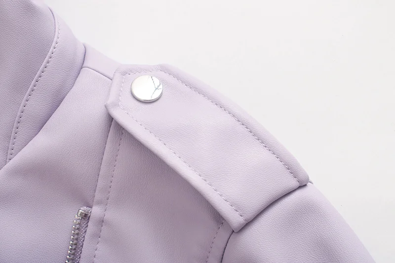 

Oversized Pu Faux Leather Jackets Coats Streetwear Belt Office Ladies Spring Autumn Women Plus Size Zipper Biker coat