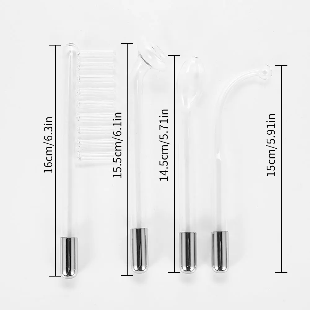 

High Frequency Electrode Wand Electrotherapy Glass Tube Facial Clearner Acne Spot Remover Facial Skin Care Beauty Devices