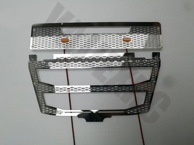 Передняя решетка из нержавеющей стали черного и серебряного цвета светильник с