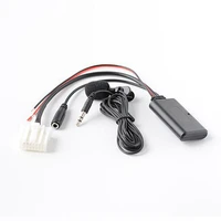 biurlink car stereo radio bluetooth audio extend wire microphone phone call hands free mic adapter for mazda 2 3 5 6 8