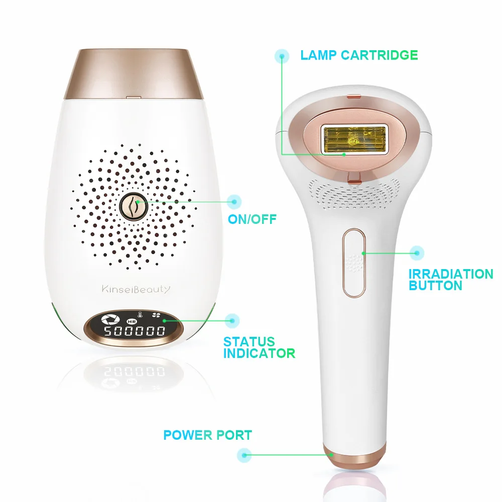 IPL Laser Epilator Permanent Electric Depilador Hair Removal 500000 Flash Touch Body Leg Bikini Trimmer Skin Rejuvenation | Бытовая