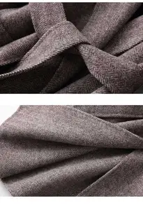 2019 женское элегантное шерстяное пальто с отложным воротником, женское длинное шерстяное пальто темно-серого цвета, зимнее теплое пальто Casaco Feminino