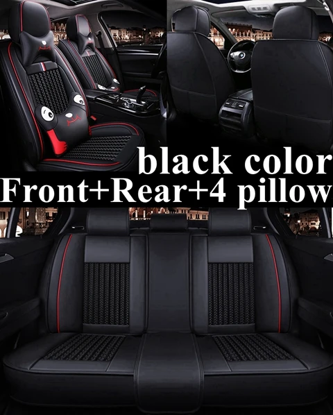 Полный Чехол для автомобильного сиденья для Dacia duster Logan DODGE Challenger Ram Rampage caliber Nitro NEON Caravan jource Dart Avenger - Название цвета: black cartoon