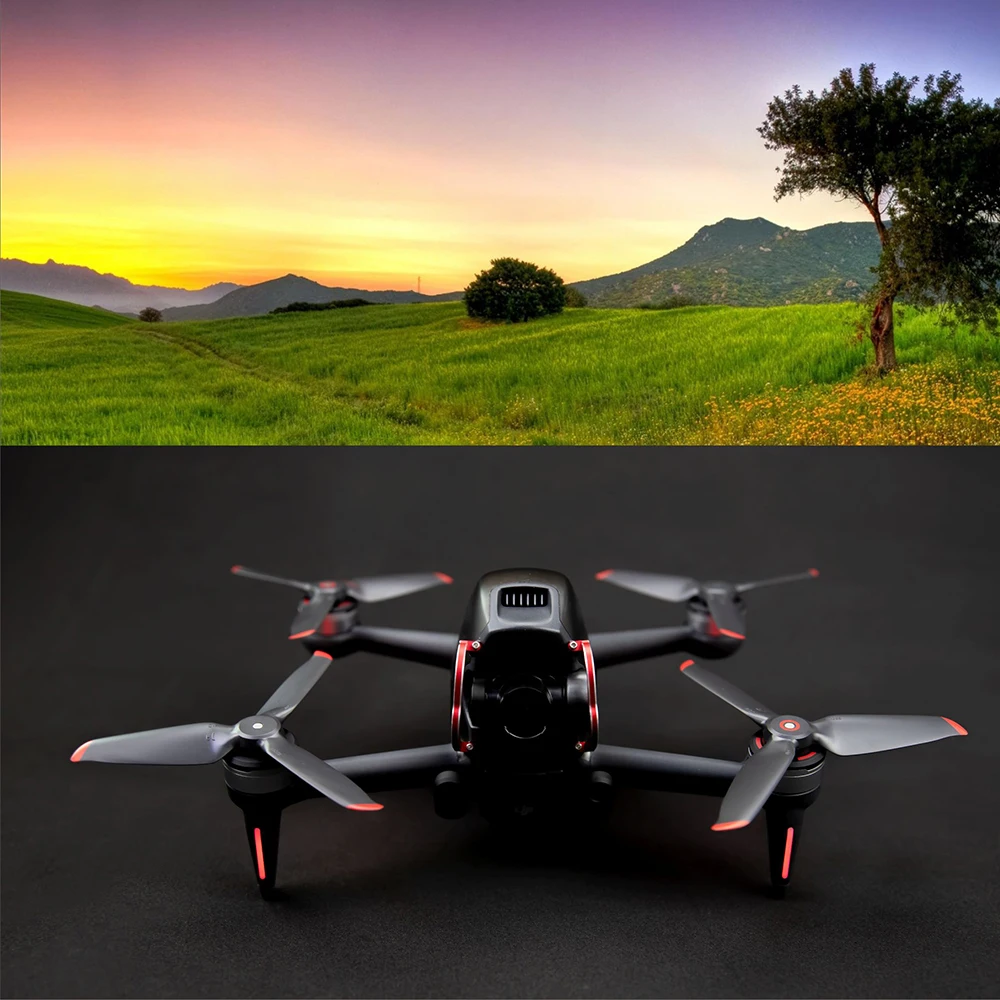 Бампер из алюминиевого сплава для дрона DJI FPV Combo B-Shape Gimbal Camera защитные бамперы Drone