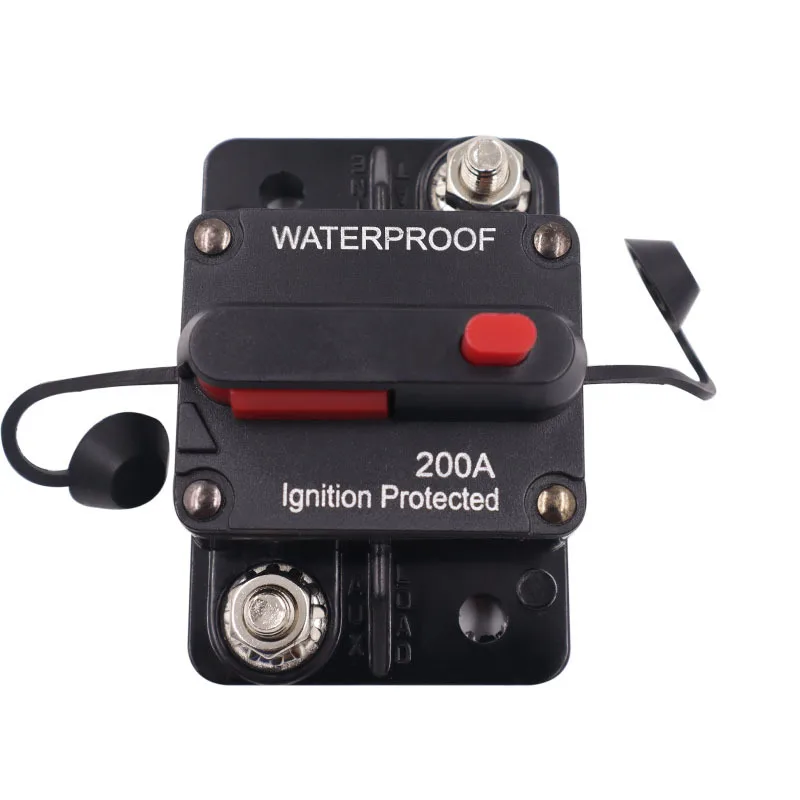 

30-300A AMP Circuit Breaker Dual Battery IP67 Waterproof 12V-48V Fuse Manual Reset Car Circuit Breaker
