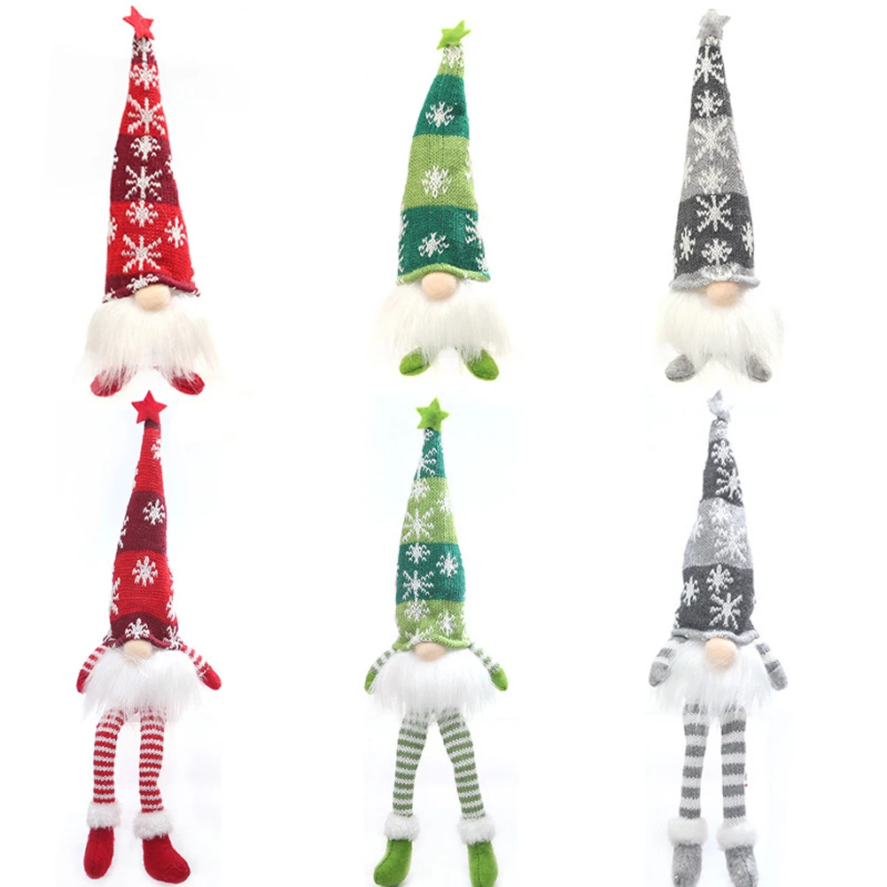 

Christmas Decorations Navidad Natal New Year 1PCS Glowing Gnome Christmas Faceless Doll Merry Christmas Decoration Home