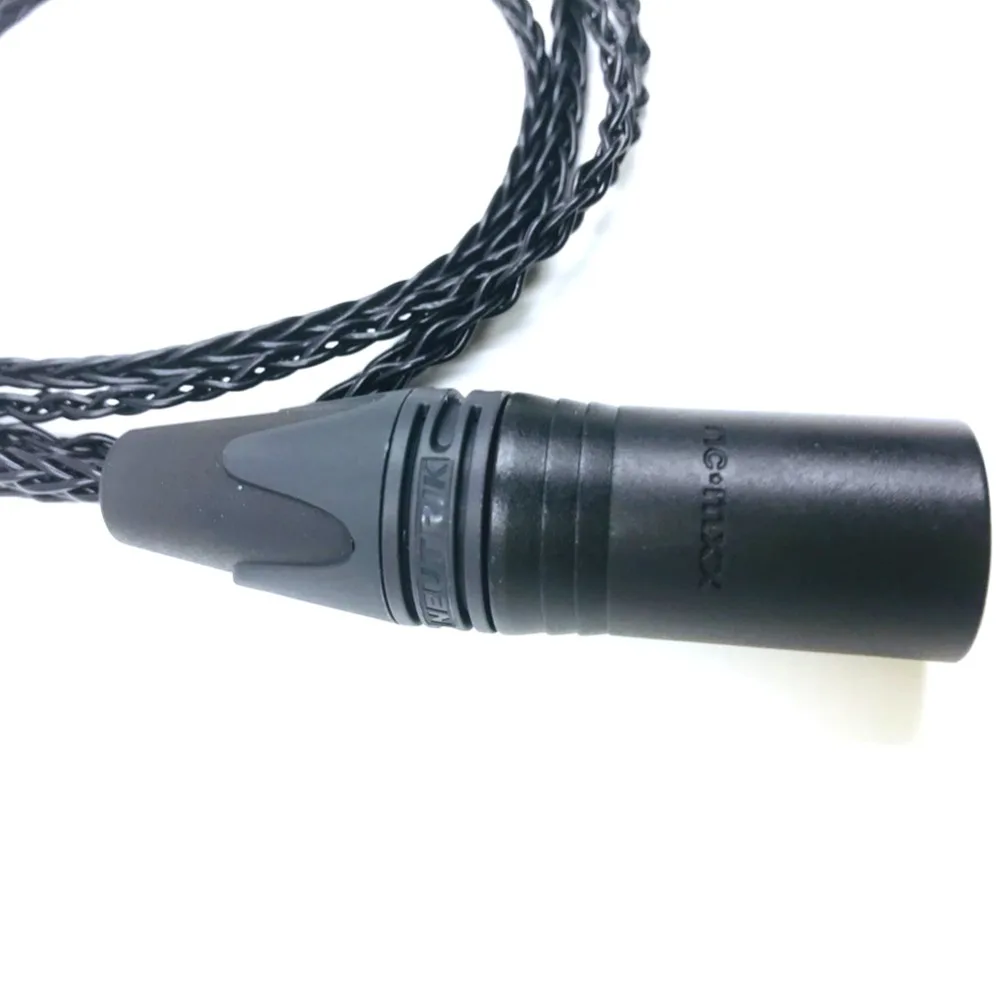 Бесплатная доставка Холдейн 8 ядер 4 контактный разъём XLR сбалансированный кабель