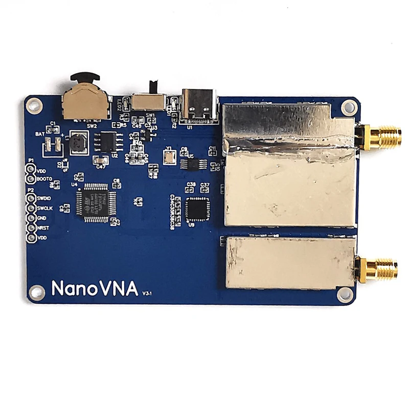 NanoVNA векторный сетевой анализатор цифровой сенсорный экран коротковолновой MF HF VHF UHF антенный анализатор стоящая волна с батареей
