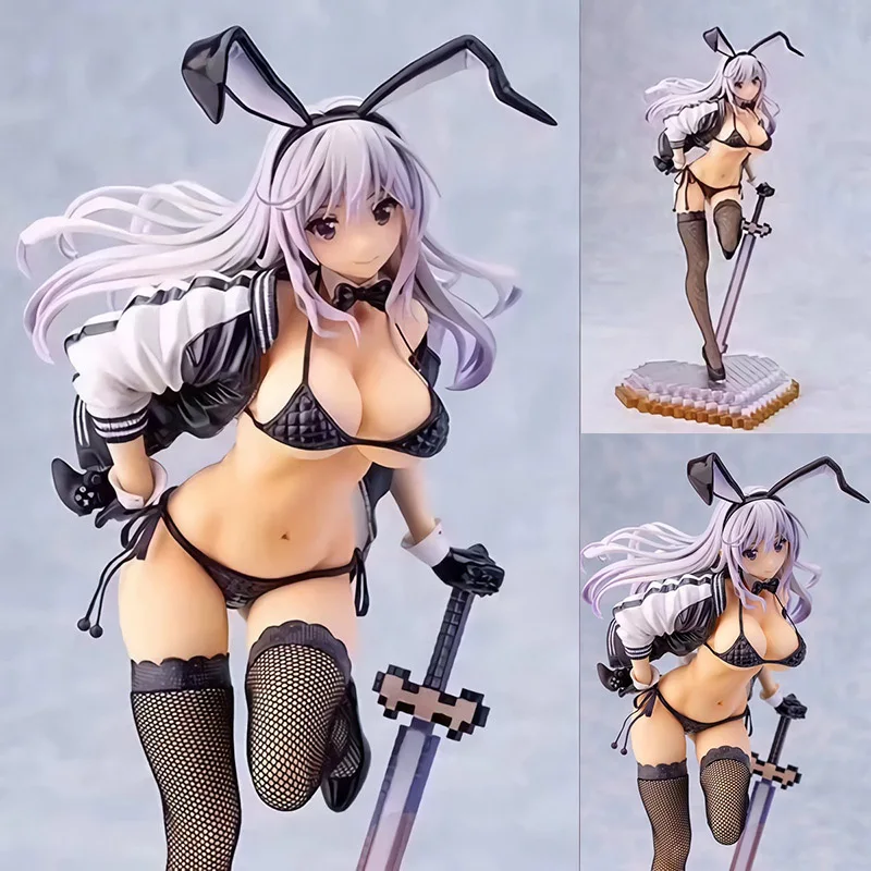 

28cm Skytube Girls Zimakupiza by Saitom Rabbit Ears Anime Sexy Girls PVC Action Figure Collectible Model Toys Gift For Friends