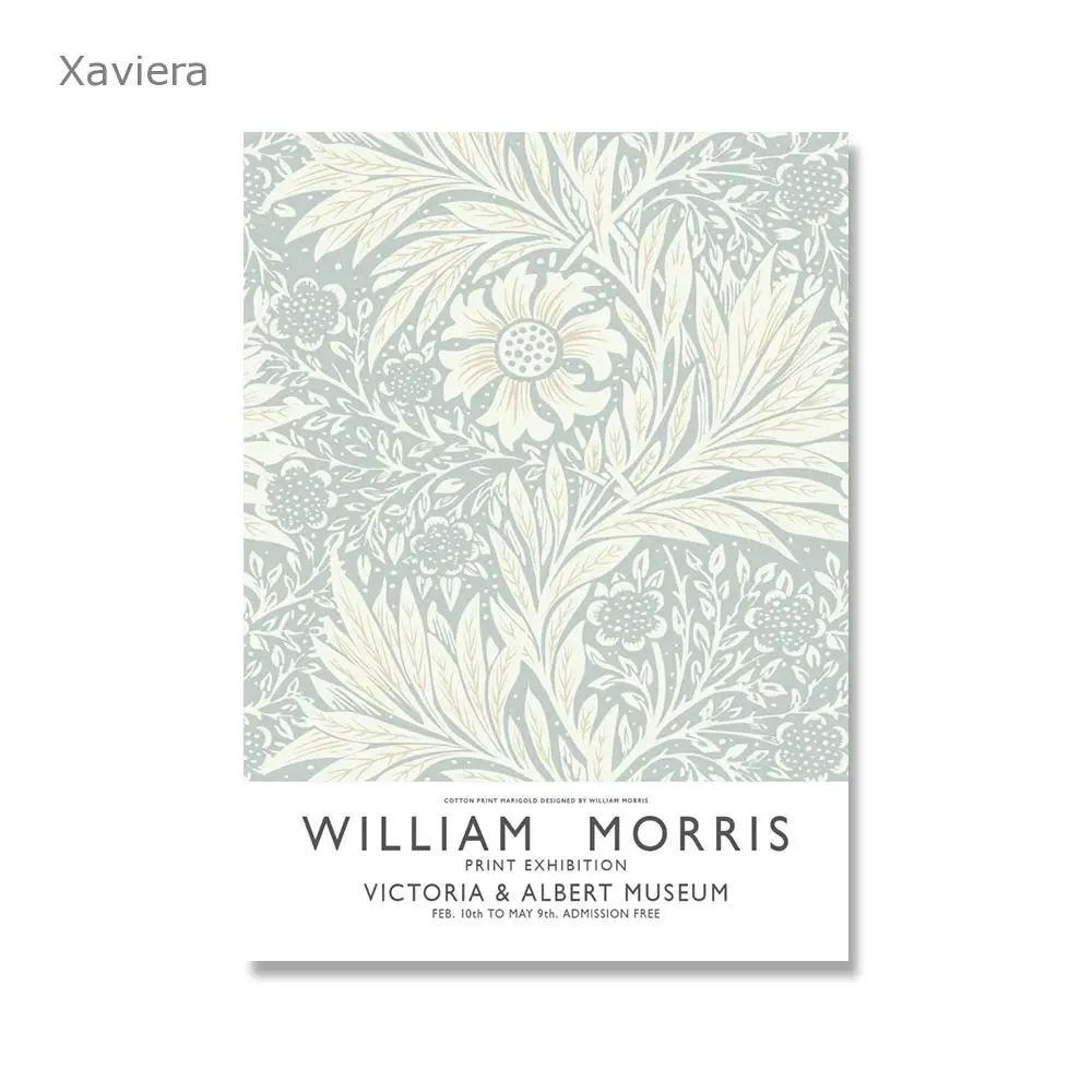 

Nordic Modern Abstract Plant Poster William Morris Canvas Painting Green Flower Vintage Art Picture Home Decoration Living Room