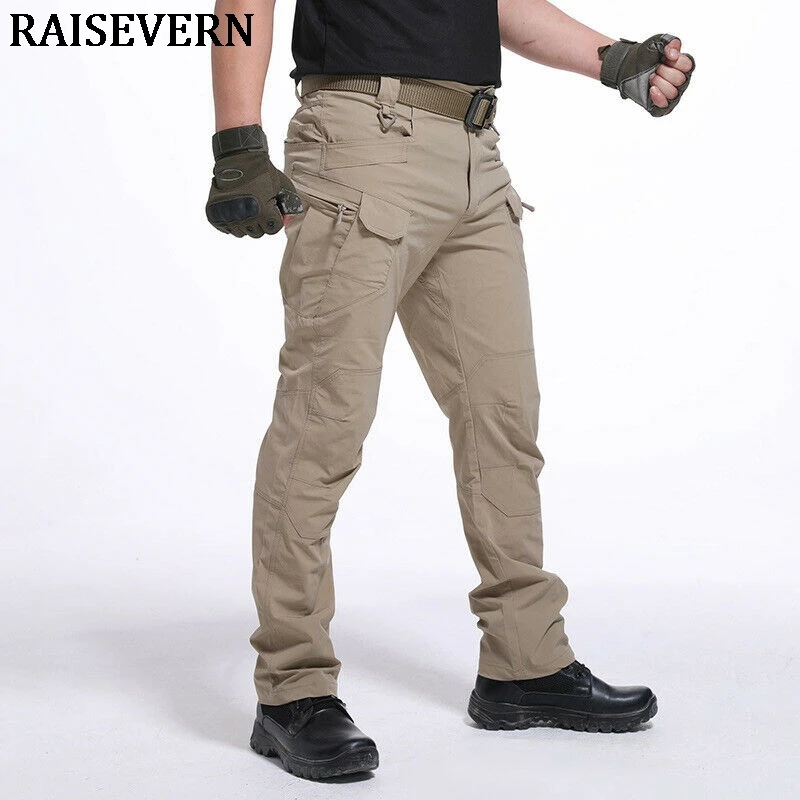 Мужские Водонепроницаемые армейские брюки для походов и кемпинга повседневные