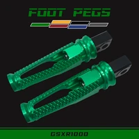 motorcycle rear footrest foot pegs for gsx r1000 gsxr 1000 gsxr1000 2005 2016 footpegs parts cnc aluminum passenger pedals