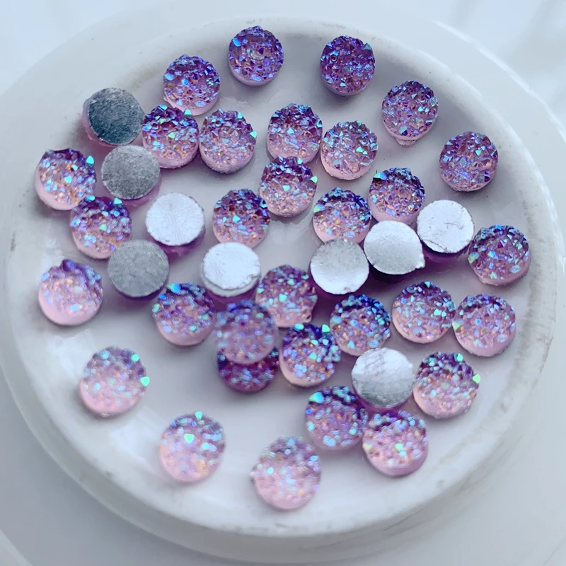 Стразы из полимера АБ для самостоятельного изготовления 150 шт. 6 мм нестандартная