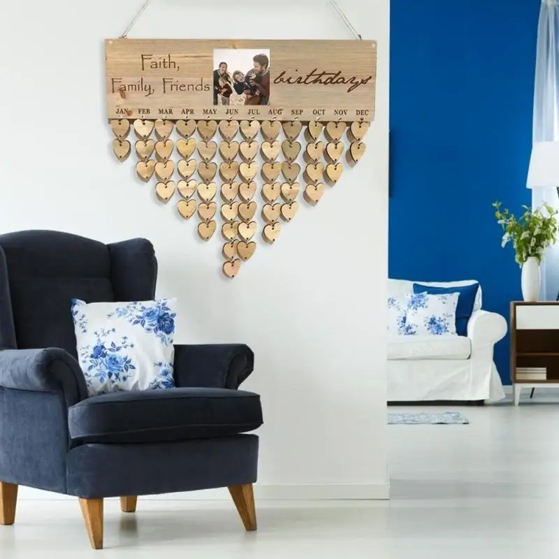 DIY кулон с календарем рамка для фотографий резная доска сообщений новый год