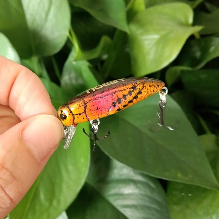 

NOEBY 5pcs 37mm/2g NBL9158 Trout Fishing Lure Floating Lifelike Hard Bait Fishing Lures withTreble Hooks Fishing Tackle