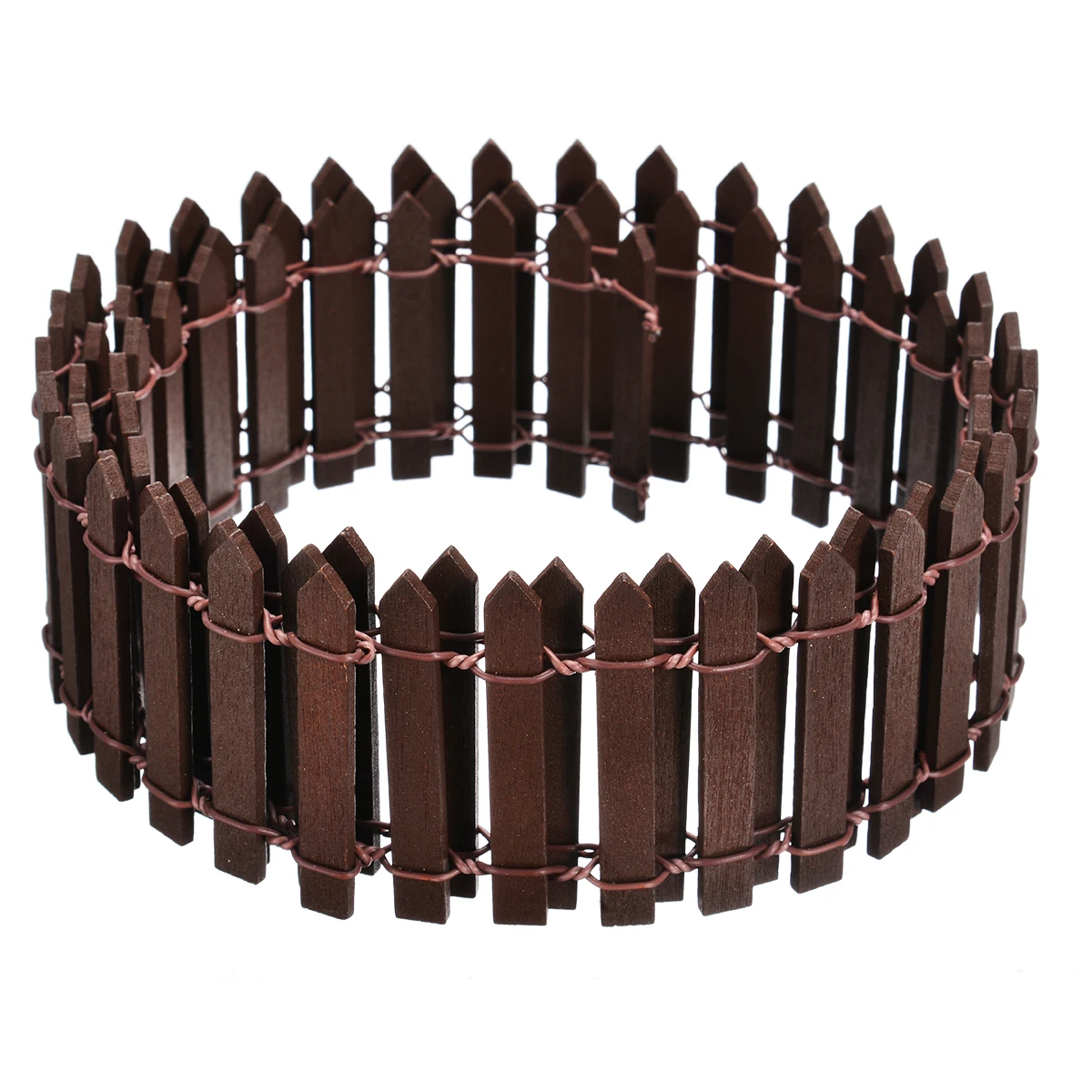 Миниатюрное деревянное ограждение DIY Сказочный Сад Микро кукольный домик ворота