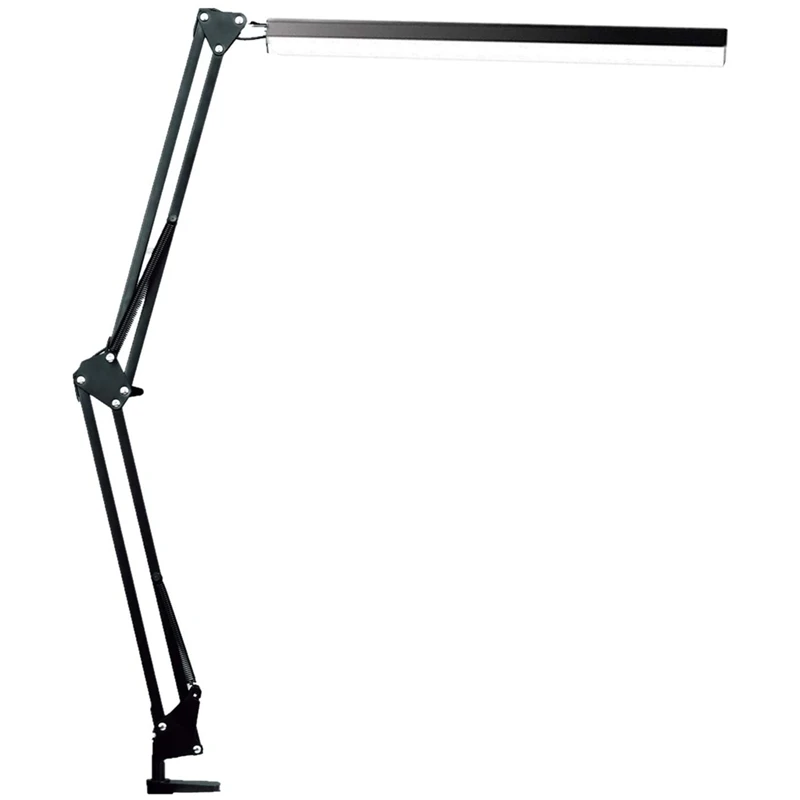 

Led Desk Lamp,Metal Swing Arm Lamp,Infinite Brightness Adjustable, Eye-Caring Dimmable Table Lamp,3 Color Modes