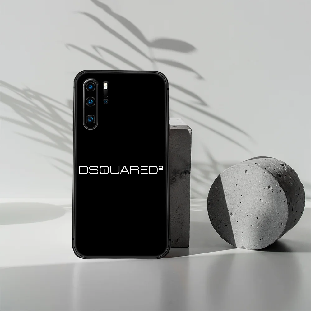 

Fashion luxury brand D2 Phone Case For Huawei P Mate 10 20 30 40 Lite Pro smart Z 2019 nova 5t black Coque Trend Waterproof 3D