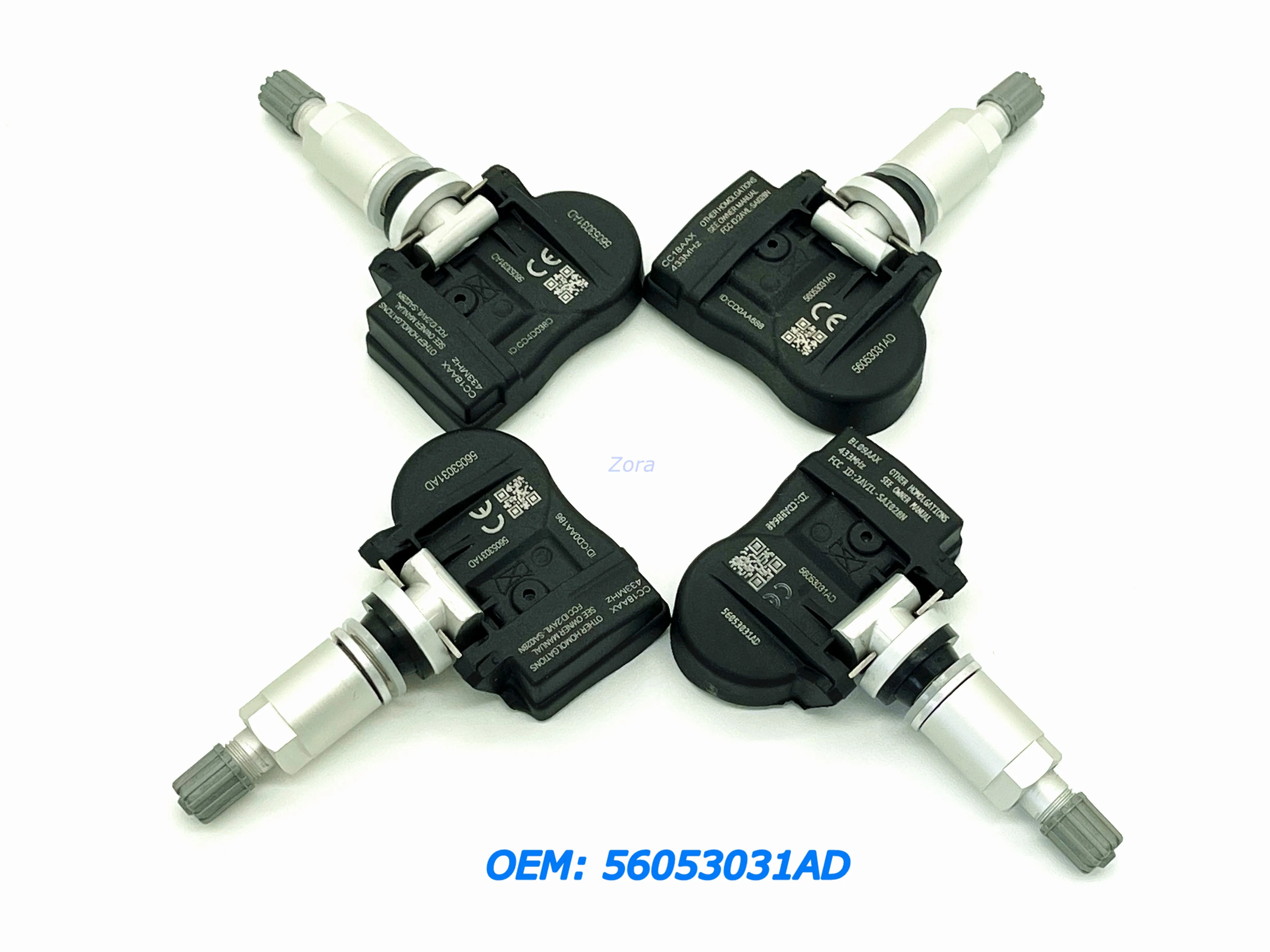 

Best Quality 4Pcs/Lot 56053031AD Tire Pressure Sensor TPMS For Chrysler 300C Voyager Sebring Grand Voyager 433HMZ