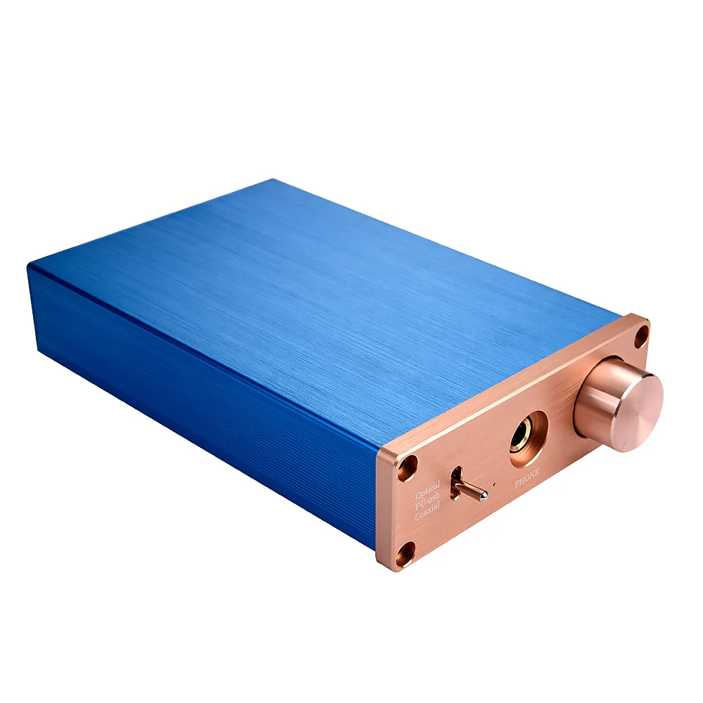 

AIYIMA 12V Digital Audio Decoder USB DAC HiFi Headphone Amplifier Amp 24Bit USB Fiber Coaxial Toslink Decoding RCA 6.35MM Output