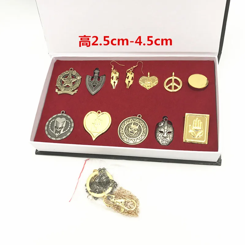 12 шт. цепочка с подвеской в виде аниме невероятные приключения Джоджо|Аксессуары