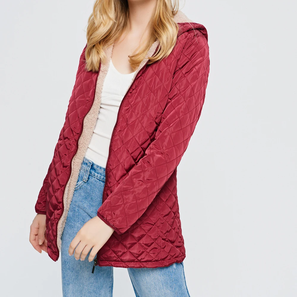 HEFLASHOR/модные зимние парки теплые куртки с длинными рукавами легкая одежда