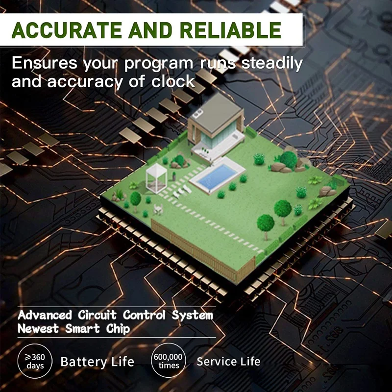 

Sprinkler Timer Water Timer Programmable Garden Outdoor Hose Feature Timer with Rain Delay Automatic Watering System