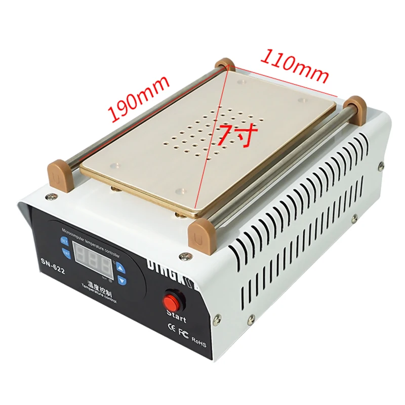 Mini LCD Screen Bezel Dismantle Frame Separator Machine Chip Preheater For Smart Phone Middle Separate phone repair tool | Инструменты