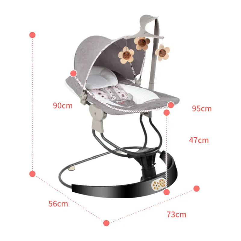 Безопасное кресло качалка для ребенка электрическая колыбель новый стиль умная