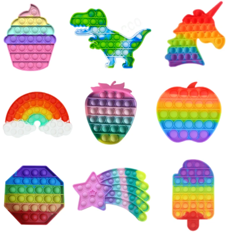 Игровая ручка для антистресса новинка квадратная антистрессовая пузырьковая