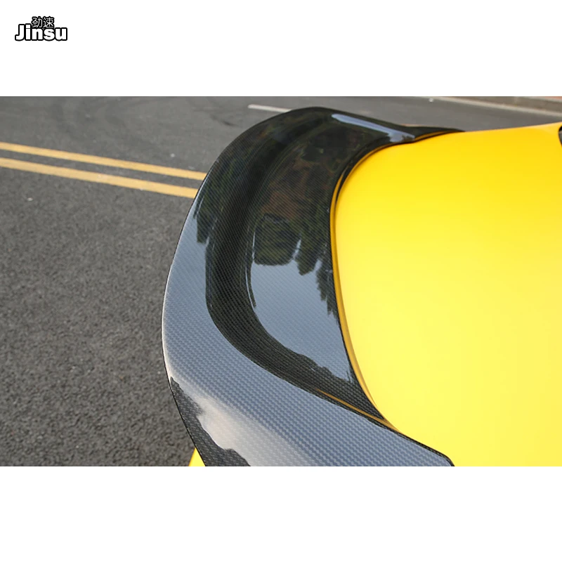 Стиль Renntech настоящий спойлер заднего багажника из углеродного волокна для benz c