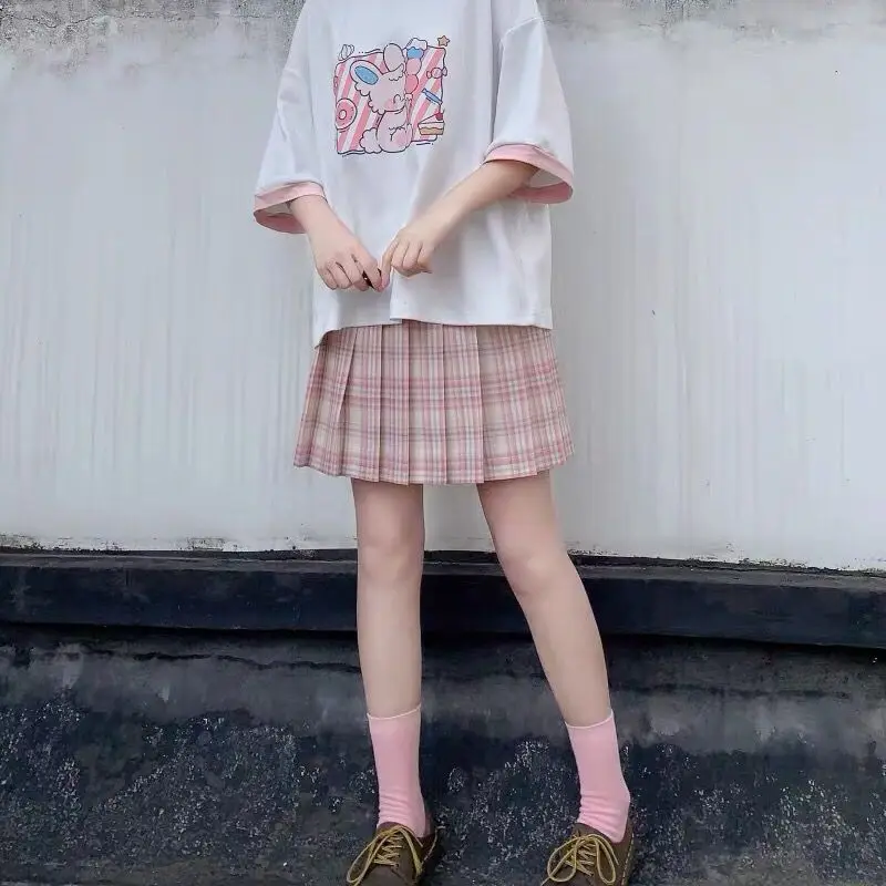 Стиль Харадзюку Каваий футболка с короткими рукавами для женщин летние топы 2020