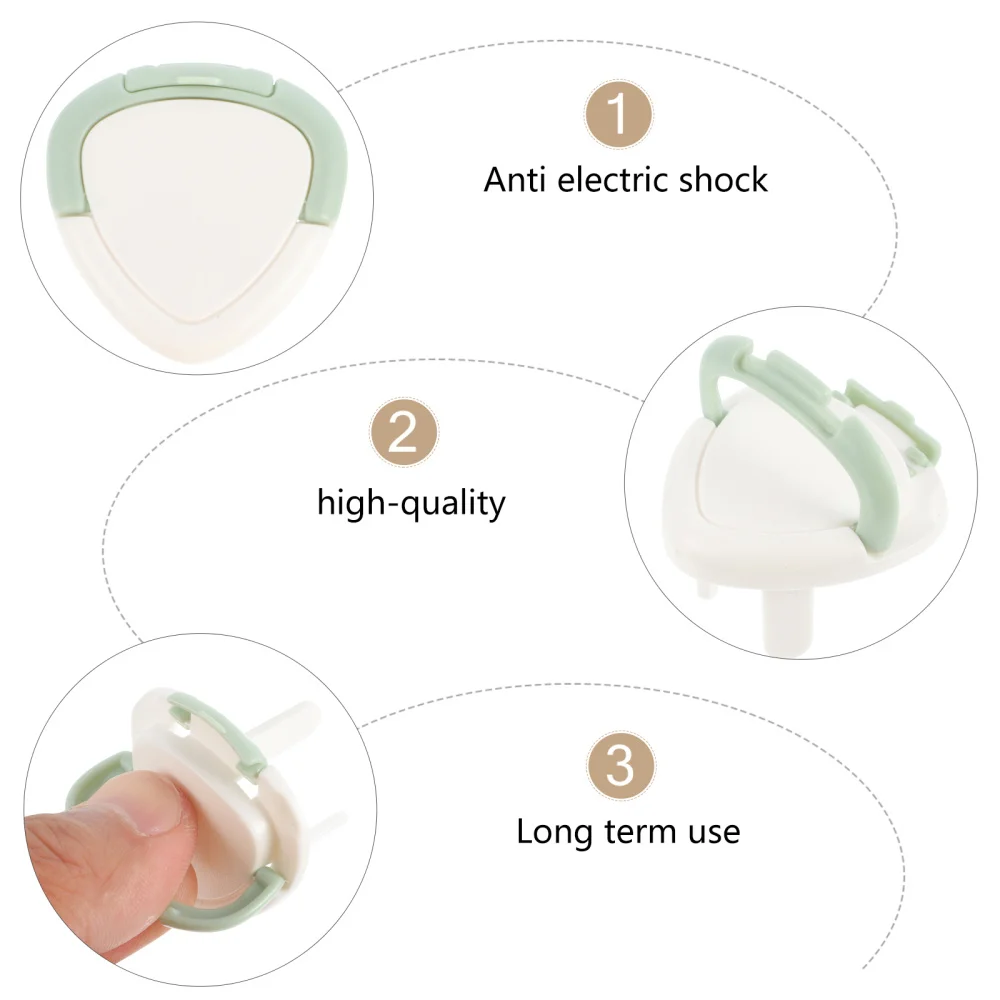 

12pcs Outlet Plug Insulation Covers Baby Safety Socket Covers Plug Protectors