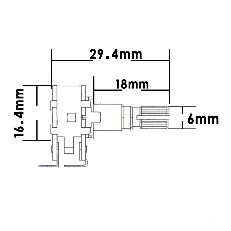 3 шт. двойной баланс многослойный накатанный стебель для гитары бас регулятор