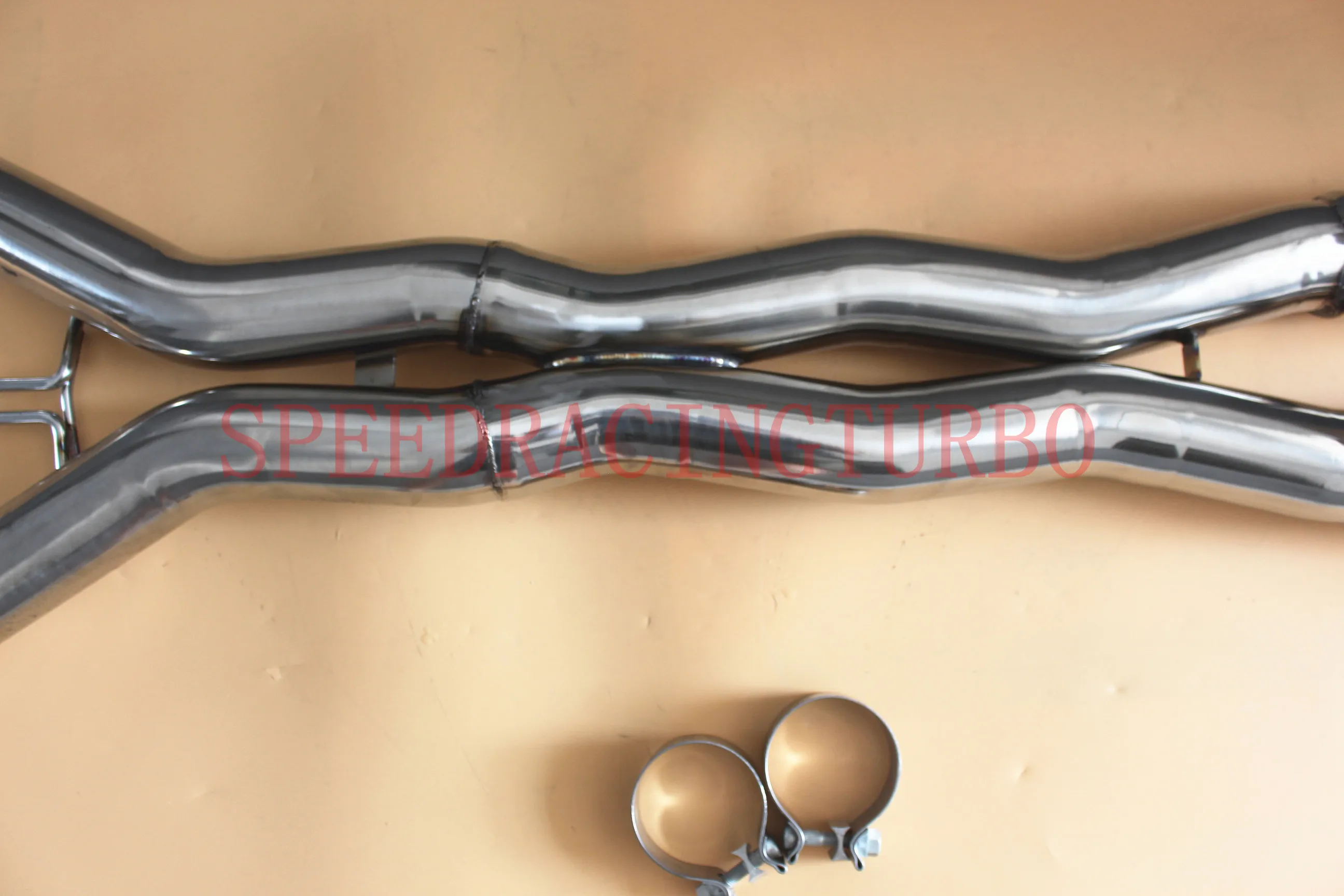 Производительность прямой Mid X-Pipe подходит для Chevrolet Corvette C7 6.2L V8 14-19 из нержавеющей стали Downpipe
