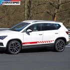 Наклейки для автостайлинга Seat ATECA FR X-Perience, наклейки на обе стороны, декоративные наклейки для кузова автомобиля