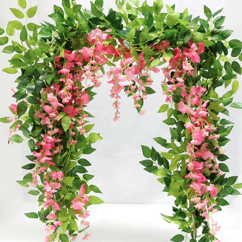 Вистерия цветок лоза Бобы Цветок Дерево Сделай Сам Свадьба домашний сад Декор