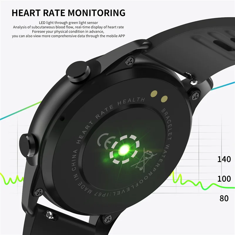 

2021 New Women Smart Watch QW16 Heart Rate Tracking IP67 Waterproof Sport Wristband Men Fitness Pedometer Watches for Xiaomi