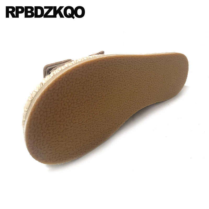 Большой размер высокое качество Flatforms платформе коричневый роскошная обувь