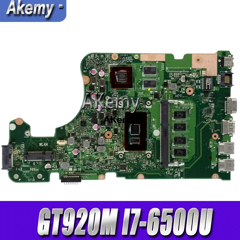 

X555UJ Laptop Motherboard For Asus X555UJ X555UF X555UQ X555UB X555U F555U A555U K555U GT920M I7-6500U original mainboard