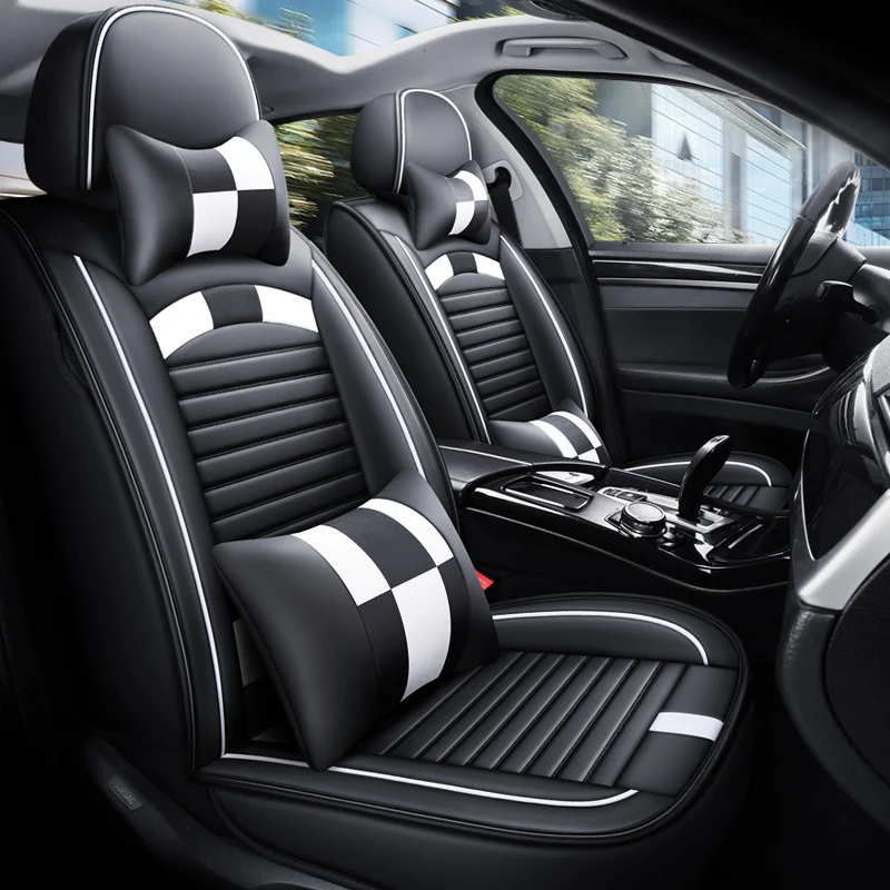Универсальные автомобильные чехлы на сиденья для Toyota Corolla Camry Rav4 Auris Prius Yalis Avensis SUV