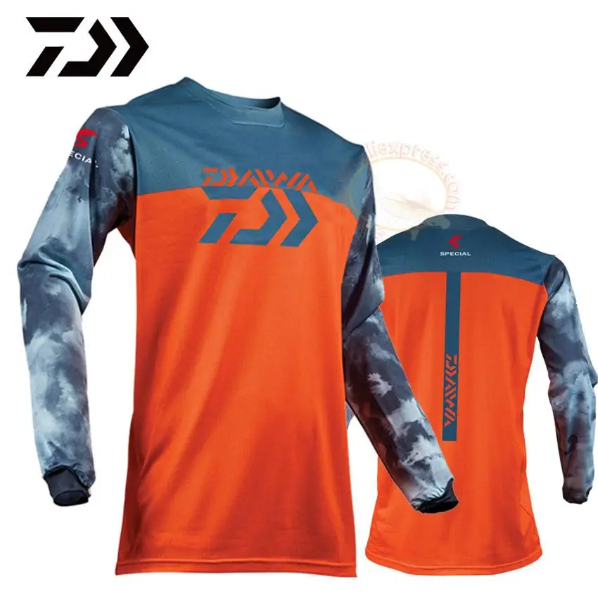 

2020 New Summer Dawa Fishing Sweatshirt Breathable Fishing Jersey Quick Dry Fishing Anti-uv Sun Protection Long-sleeve Clothing