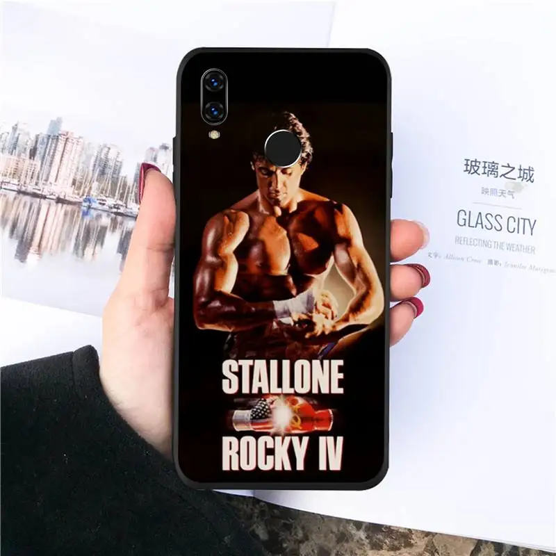 

Rocky Balboa famous movie Phone Cases For Huawei honor Mate P 10 20 30 40 Pro 10i 9 10 20 8 x Lite Luxury brand shell
