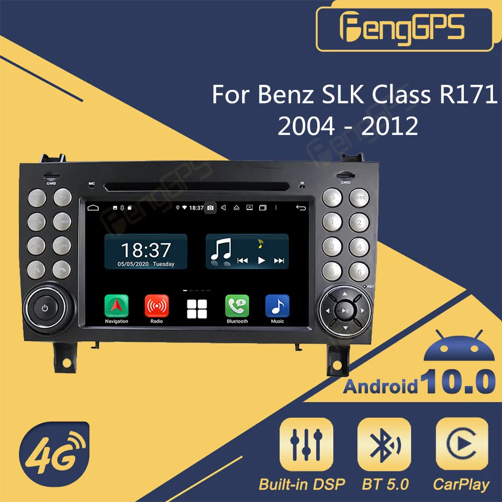 

Android Car Radio Multimedia DVD Player For Benz SLK Class R171 2004 - 2012 Auto Stereo Autoradio 2 Din PX6 GPS Navigation