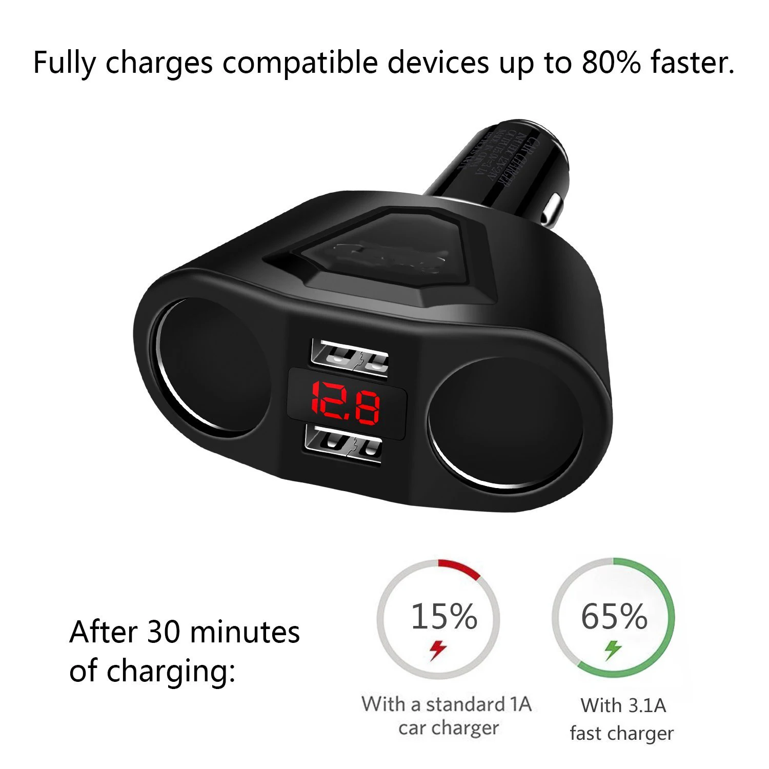 Автомобильное зарядное устройство телефонная станция с несколькими портами 12