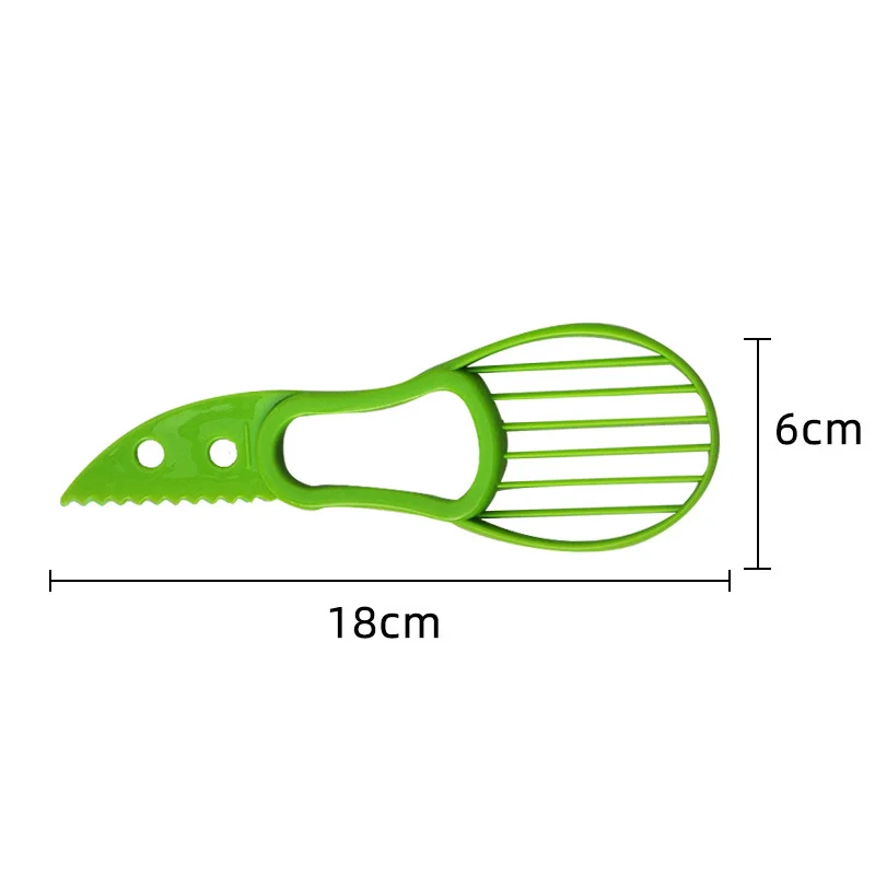 

3 In 1 Avocado Shea Corer Butter Peeler Fruit Cutter Pulp Separator Plastic Knife Kitchen Gadgets Kitchen Tools
