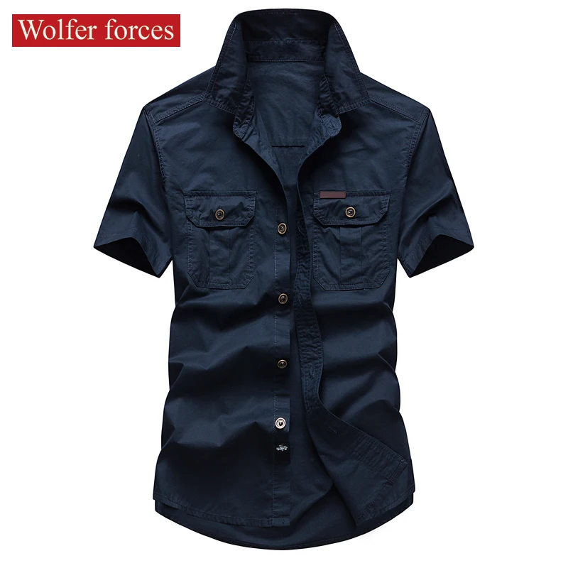 Short Sleeve Man Shirts High Quality Clothing Fashion Men's Social Shirt Male Summer Clothes Camisa Camiseta Masculina Camisas